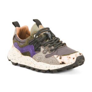 NEW FLOWER MOUNTAIN Unisex Yamano 3 Suede Sneakers for women 1266mn
